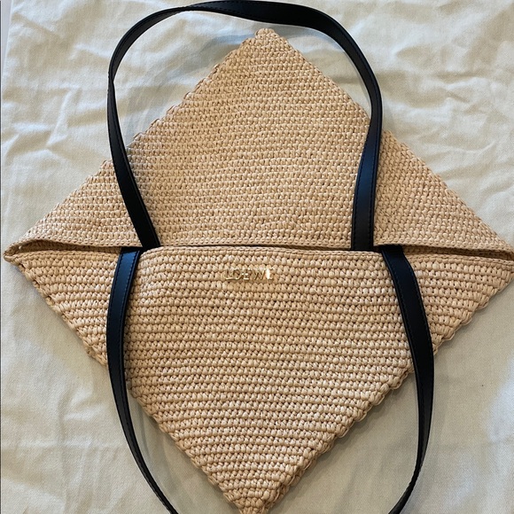 Loewe puzzle raffia Bag - Picture 8 of 11